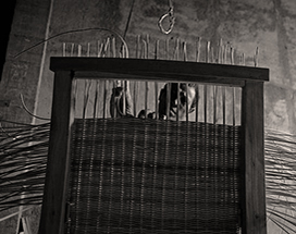 Weaving rattan chair